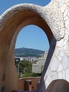casa milà la pedrera by gaudí in barcelona