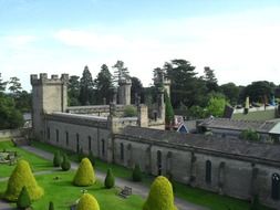 Green castle garden, England