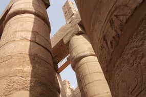 The colonnaded temple of Egypt