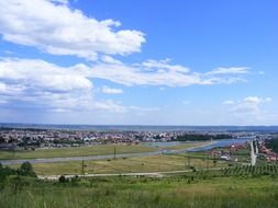 landscape of the rural area