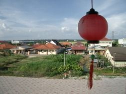 view of the houses in the village