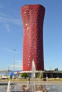 hotel like tower in barcelona