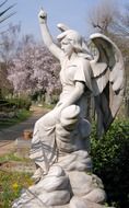 funerary monument at the cemetery