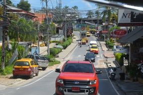 traffic in Thailand