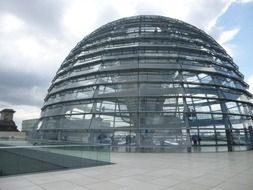 glass dome of the Bundestag in Germany