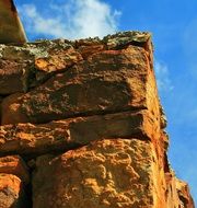 stone walls against the sky, Pretoria