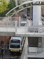 Light rail station, usa, texas, Dallas