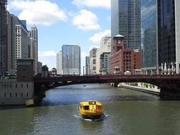 chicago river boat