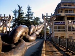 building as a landmark of Georgia