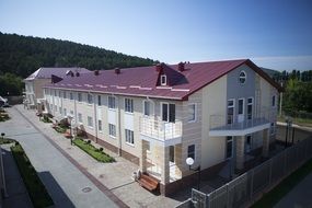 small building of hotel abrau durso
