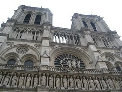 Notre Dame Cathedral in the Gothic style, france