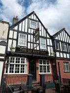 building in the style of fachwerk in the UK