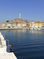 mediterranean old town at seaside, Slovenia, piran