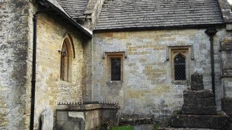 Old stone church building