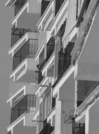 balconies on a building