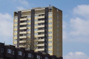 block building in London