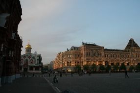 Department store in the city