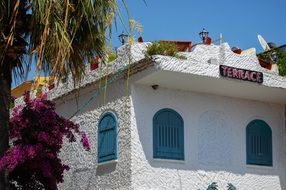 terrace, picturesque building, spain