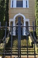 gate to a beautiful house