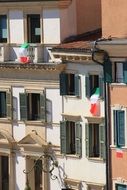 Windows odf the buildings in Verona