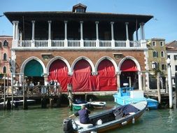 boat near a building in venice