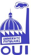 university populaire oui poster drawing