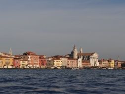 Beautiful coast view of Venice, Italy