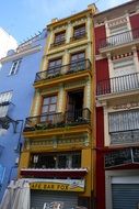 colorful facade of a building in valencia