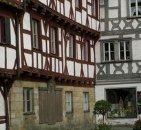 house with franconian timber-frame facade