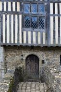 Facade of a medieval manor house