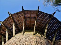 historical wooden mill