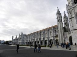 view of the historic building in Lisbon