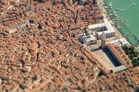 view of the city from the top
