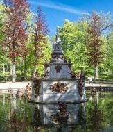 Architecture in a pond, madrid