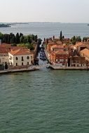 scenic canale grande in venice