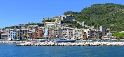 colorful houses in porto venere