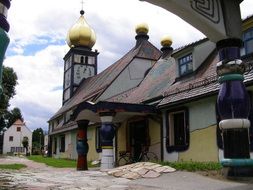 hundertwasser house in Austria