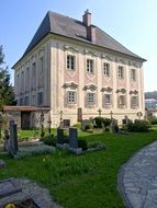 facade of the pastor's house,