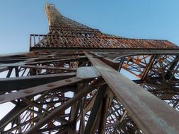 iron construction of Eiffel Tower