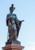 Sculpture of a woman goddess