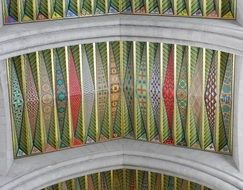 architecture of almudena cathedral in madrid