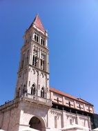 Tower of the Cathedral in Trogir, Croatia