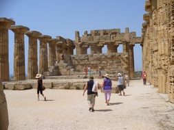 antique architecture in Sicily