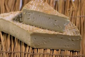mature homemade cheese, france