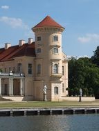 Rheinsberg Castle on the lake