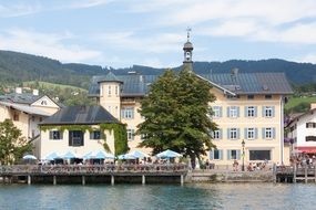 Town Hall on the Tegernsee Lake
