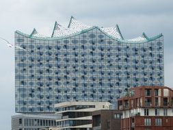 modern Elbe Philharmonic Hall in Hamburg