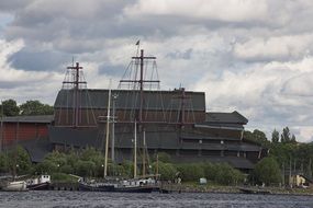 Museum near the river in Stockholm