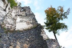 Ruins of the castle in the Sauerland