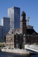 cityscape of Malmo in sunny day